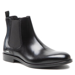 KARL LAGERFELD Kotníková obuv s elastickým prvkem KARL LAGERFELD KL12260 Black Lthr