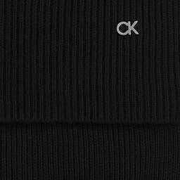 

Шарф Calvin Klein Re-Lock Knit Scarf 30X180 K60K611128 Ck Black BAX, Чорний