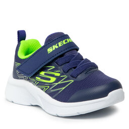 Skechers Sneakersy Skechers Texlor 403770N/NVLM Navy/Lime