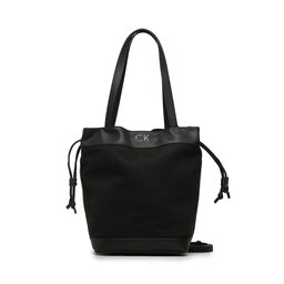 Calvin Klein Torbica Calvin Klein Re-Lock Drawstring Bag Perf K60K610635 Ck Black BAX