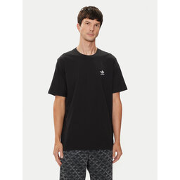 adidas adidas Marškinėliai Trefoil Essentials IW5787 Juoda Regular Fit