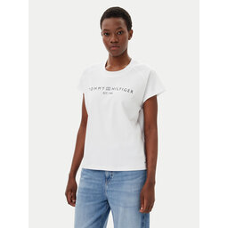 Tommy Hilfiger Tommy Hilfiger T-Shirt WW0WW46113 Λευκό Regular Fit