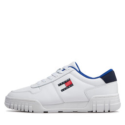 

Снікерcи Tommy Jeans Retro Leather Cupsole EM0EM01068 White YBR, Білий