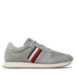 

Снікерcи Tommy Hilfiger Runner Evo Mix FM0FM04699 Antique Silver PRT, Сірий