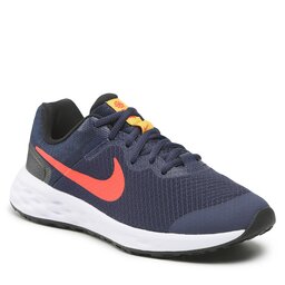 Nike Обувки Nike Revolution 6 Nn (GS) DD1096 412 Midnight Navy/Bright Crimson
