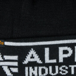 

Шапкa Alpha Industries AI Beanie 138903 Black/White 95, Чорний
