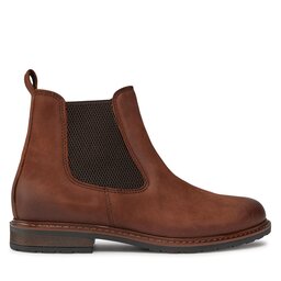 Tamaris Kotníková obuv s elastickým prvkem Tamaris 1-25056-41 Hnědá