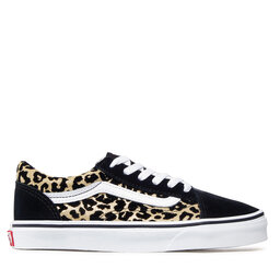 

Кросівки Vans Old Skool VN0A5EE6ABS1 (Flocked Leopard) Black/T, Чорний