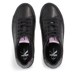 

Снікерcи Calvin Klein Jeans Bold Vulc Flatf Laceup Lth Wn YW0YW01144 Black/Amethyst 0GU, Чорний