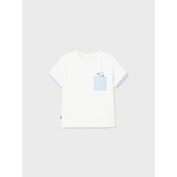 Mayoral Mayoral Camiseta 1018 Blanco Regular Fit