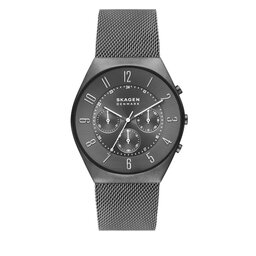 Skagen Zegarek Skagen Grenen Chronograph SKW6821 Grey/Grey