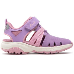 

Босоніжки Clarks Rock Surf K 261576576 Lilac Leather, Фіолетовий