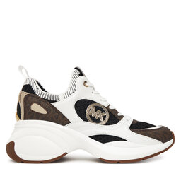 MICHAEL Michael Kors Sneakersy MICHAEL Michael Kors Zuma 43T5ZUFS1B Hnedá