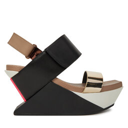 United Nude Basutės United Nude Delta Wedge Sandal 1041389316 Juoda