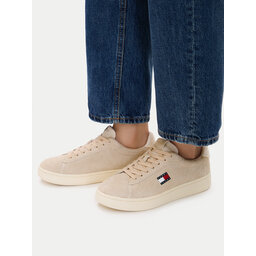 Tommy Jeans Sneakers Tommy Jeans Logo Suede Archive EN02985 Beige