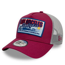 New Era Шапка с козирка New Era La Dodgers Mlb Patch 9Forty 60595249 Червен