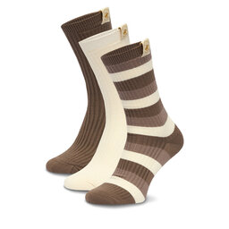 Beverly Hills Polo Club Duge čarape Beverly Hills Polo Club CEO_LA_BHPC_20260_W_AW25 (3-PACK) Smeđa