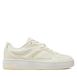 Calvin Klein Jeans Sneakersy Calvin Klein Jeans Basket Cupsole Low Mix In Mtl YW0YW01462 Biały