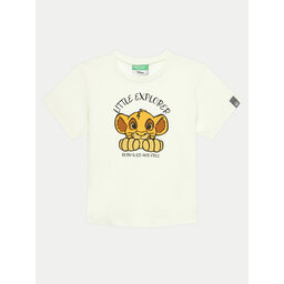 United Colors Of Benetton United Colors Of Benetton T-Shirt 3I1XG10GR Écru Regular Fit