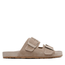 Manebi Pantoletten Manebi Suede Traveler Nordic Sandals W 1.9 RT Braun