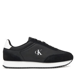 Calvin Klein Jeans Sneakersy Calvin Klein Jeans Runner Laceup Mg Nylon Mix YW0YW01828 Černá