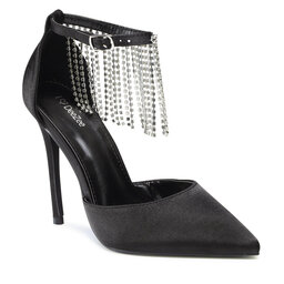 DeeZee Pantofi cu toc subțire DeeZee KL-HT92831-57 Black