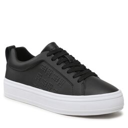 Tommy Hilfiger Сникърси Tommy Hilfiger Embossed Vulc FW0FW07376 Black BDSD