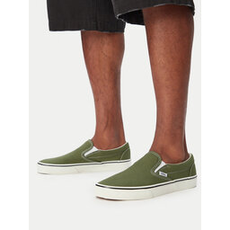 Vans Sneakers aus Stoff Vans Classic Slip-On VN000Z7AGRK1 Grün