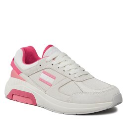 Tommy Jeans Αθλητικά Tommy Jeans Tjw Runner Combined EN0EN02512 Ivory / Pink Alert 0K9