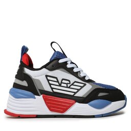 

Снікерcи EA7 Emporio Armani XSX108 XOT47 S393 Blk/Br.Cob/Red/Wht, Кольоровий