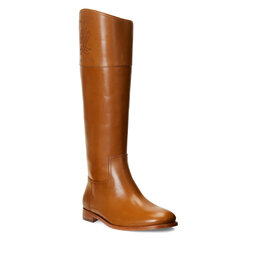 Lauren Ralph Lauren Cizme lungi riding Lauren Ralph Lauren 802915418001 Deep Saddle Tan