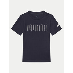Puma Puma T-Shirt Puma Sport Graphic 685850 Dunkelblau Regular Fit