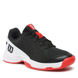 Wilson Обувки Wilson Rush Pro Jr L WRS330100 Black/White/Wilson Red