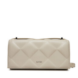 Calvin Klein Borsetta Calvin Klein Diamon Quilt Conv K60K612905 Écru
