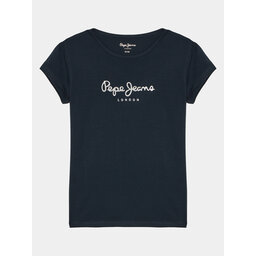 Pepe Jeans Pepe Jeans Camiseta Hana Glitter PG503064 Azul marino Slim Fit
