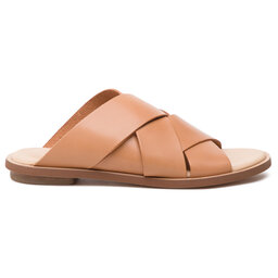 

Шльопанці Clarks Willow Art 261394364 Light Tan Lea, Коричневий