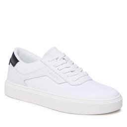 Calvin Klein Сникърси Calvin Klein Low Top Lace Up Knit HM0HM00922 White/Black 0K9