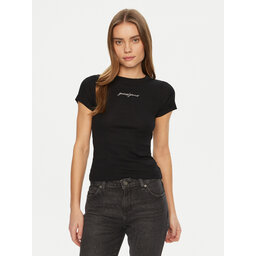 Guess Jeans Guess Jeans Camiseta W5RI57 KA0H1 Negro Slim Fit