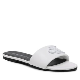 Calvin Klein Jeans Nazouváky Calvin Klein Jeans Flat Sandal Slide Hw YW0YW00952 White YBR
