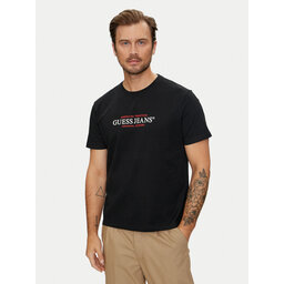 Guess Jeans Guess Jeans T-Shirt M4YI42 K8FQ4 Μαύρο Regular Fit