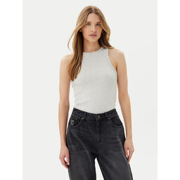 Pieces Pieces Felső May 17154480 Szürke Slim Fit