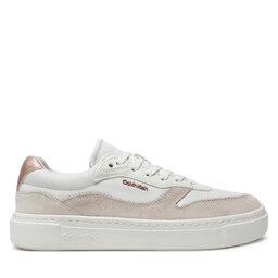 Calvin Klein Sneakersy Calvin Klein Cupsole Lace Up W/Ml Mix M HW0HW02114 Biały