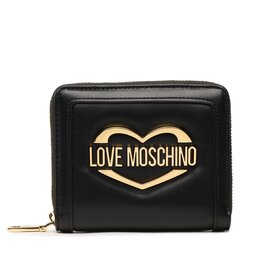 LOVE MOSCHINO Didelė Moteriška Piniginė LOVE MOSCHINO JC5623PP1GLD100A Nero