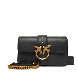PINKO Bolso PINKO Love One Mini Slouchy Fl PE 25 PLTT 104340 A2C2 Negro