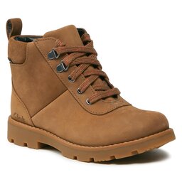 Clarks Polacchine Clarks Heath Go Gtx Gore-Tex 261626797 Tan Leather