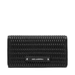 KARL LAGERFELD Голям дамски портфейл KARL LAGERFELD 230W3255 Black A999