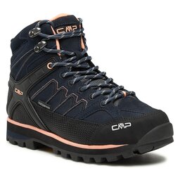 CMP Trekkingschuhe CMP Moon Mid Wmn Trekking Shoe Wp 31Q4796 Blue Ink/Sunrise 03MP