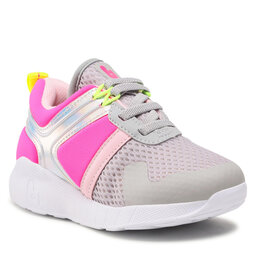 Bibi Sneakersy Bibi Evolution 1053234 Grey/Clear/Hot Pink