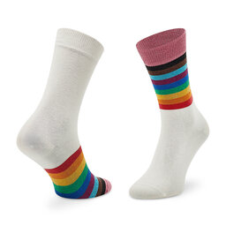 

Високі шкарпетки unisex Happy Socks PRR01-1300 Білий