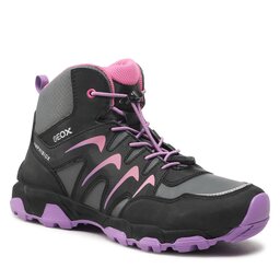 Geox Зимни обувки Geox J Magnetar G.B Abx B J264LB 054FU C0037 D Black/Purple